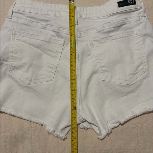 Kut from the Kloth White Jean Shorts - Picture 7 of 7